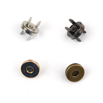 5 комплекта Копчета за Чантата 14 мм, 18 мм, Бутони За Чанти и Метални ключалки на Околната среда с Удебеляване на магнитна Автоматична абсорбиращ обтегач