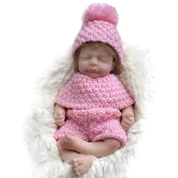 6 Inch Silicone Reborn Кукли Baby Soft Skin Mini Реалистичен Bebê Reborn De Silicone МИНИ-РЕБОРНЫ СИЛИКОНОВИ КУКЛИ Muñecas Преродения