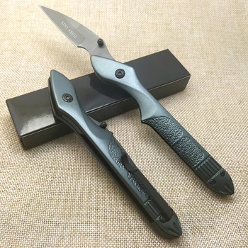 Дръжка Модел Сгъваем Тактически Нож Джобни Ножове Многофункционален Инструмент Открит Ловен Тактически 56HRC 440 Алуминиева Дръжка на Нож EDC Инструменти