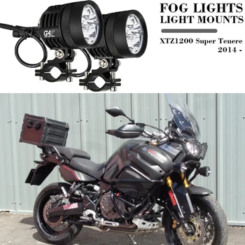 За Yamaha XT1200Z XTZ 1200 Super Tenere 2014 - фарове за мъгла Допълнителни Скоба за Закрепване на Светлината Група Прожектор Притежателя точка на Светлината