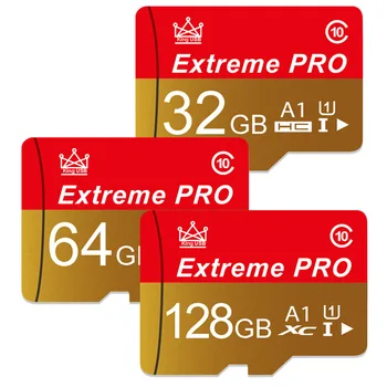 Карта памет 128 GB EVO Plus Flash Mini SD Картата е 32 GB, 64 GB, 256 GB, 512 GB, Клас 10 UHS-I Високоскоростна карта Micro TF