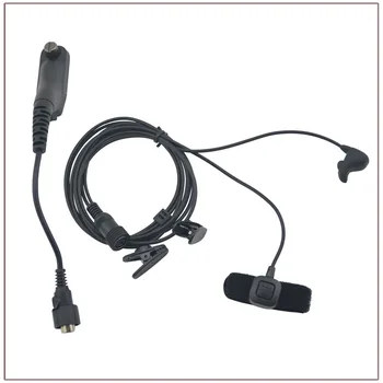 Професионална Слушалка за управление на вибрационным кабел w / ПР с мини-жак Din 44-M7 за Motorola APX2000 APX4000 XPR6350 DP4800 MTP6550